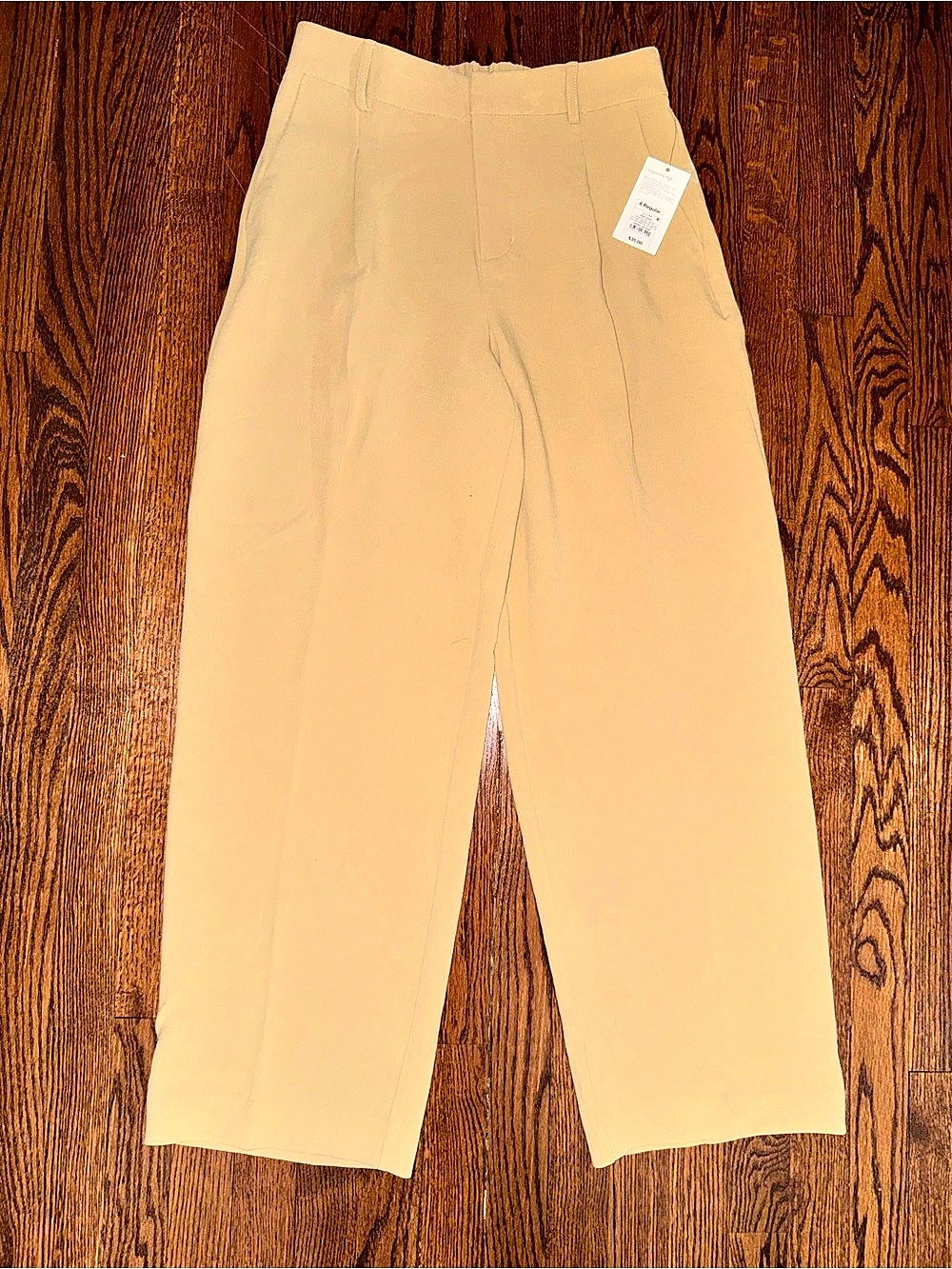 New Day Straight Leg Pants Brown Size 6 NWT
